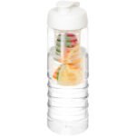 H2O Active® Treble 750 ml flip lid bottle & infuser