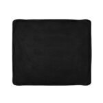 Fleece blanket in pouch - black - Image 3
