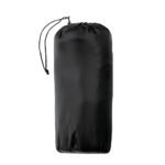 Fleece blanket in pouch - black - Image 5