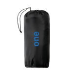 Fleece blanket in pouch - black - Image 6