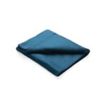 Fleece blanket in pouch - navy - Image 2