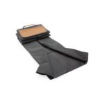 Impact AWARE™ RPET picnic blanket with PU cover - anthracite - Image 2