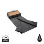 Impact AWARE™ RPET picnic blanket with PU cover - anthracite