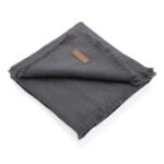 Ukiyo Aware™ Polylana® woven blanket 130x150cm - grey - Image 4