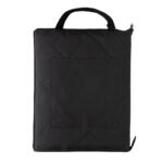 Impact Aware™ RPET foldable quilted picnic blanket - black - Image 6