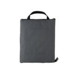 Impact Aware™ RPET foldable quilted picnic blanket - anthracite - Image 2