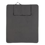 Impact Aware™ RPET foldable quilted picnic blanket - anthracite - Image 4