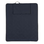 Impact Aware™ RPET foldable quilted picnic blanket - navy - Image 4