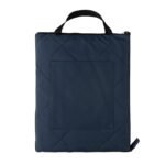 Impact Aware™ RPET foldable quilted picnic blanket - navy - Image 6