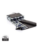 Tartan picnic blanket - navy