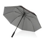 27" Impact AWARE™ RPET 190T dual colour auto open umbrella - silver - Image 6