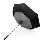 27" Impact AWARE™ RPET 190T auto open stormproof umbrella - anthracite - Image 4