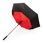 27" Impact AWARE™ RPET 190T auto open stormproof umbrella - red - Image 4