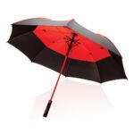 27" Impact AWARE™ RPET 190T auto open stormproof umbrella - red - Image 6