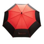 27" Impact AWARE™ RPET 190T auto open stormproof umbrella - red - Image 7