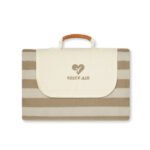 VINGA Alba GRS RPET picnic blanket large - brown - Image 4