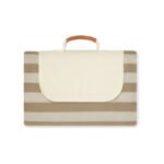 VINGA Alba GRS RPET picnic blanket large - brown