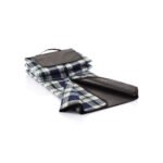 Tartan picnic blanket - navy - Image 2