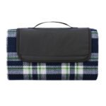 Tartan picnic blanket - navy - Image 4