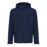 Iqoniq Makalu men recycled polyester soft shell jacket - navy - Image 2
