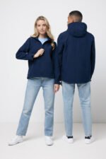 Iqoniq Makalu men recycled polyester soft shell jacket - navy - Image 5