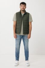 Iqoniq Meru men recycled polyester bodywarmer - khaki - Image 4