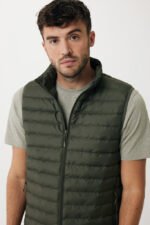 Iqoniq Meru men recycled polyester bodywarmer - khaki - Image 8