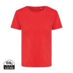 Iqoniq Yala women recycled cotton t-shirt - luscious red