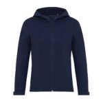 Iqoniq Makalu women recycled polyester soft shell jacket - navy - Image 2