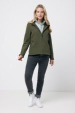 Iqoniq Makalu women recycled polyester soft shell jacket - khaki - Image 7