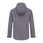 Iqoniq Makalu women recycled polyester soft shell jacket - vulcano heather grey - Image 3