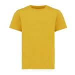Iqoniq Koli kids recycled cotton t-shirt - ochre yellow - Image 2