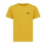 Iqoniq Koli kids recycled cotton t-shirt - ochre yellow - Image 9