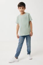 Iqoniq Koli kids recycled cotton t-shirt - iceberg green - Image 4