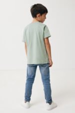 Iqoniq Koli kids recycled cotton t-shirt - iceberg green - Image 5