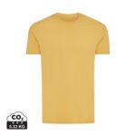 Iqoniq Bryce recycled cotton t-shirt - ochre yellow