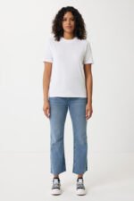 Iqoniq Sierra lightweight recycled cotton t-shirt - white - Image 7