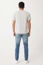 Iqoniq Sierra lightweight recycled cotton t-shirt - light heather grey - Image 7