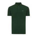 Iqoniq Yosemite recycled cotton pique polo - forest green - Image 4