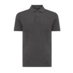 Iqoniq Yosemite recycled cotton pique polo - heather anthracite - Image 2