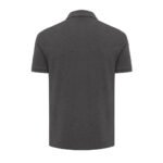 Iqoniq Yosemite recycled cotton pique polo - heather anthracite - Image 3