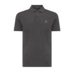 Iqoniq Yosemite recycled cotton pique polo - heather anthracite - Image 4