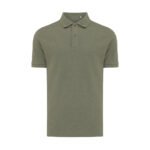Iqoniq Yosemite recycled cotton pique polo - heather green