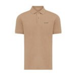 Iqoniq Yosemite recycled cotton pique polo - heather brown - Image 4