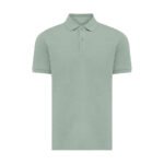 Iqoniq Yosemite recycled cotton pique polo - iceberg green