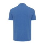 Iqoniq Yosemite recycled cotton pique polo - heather blue - Image 3