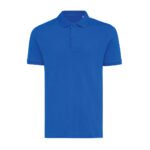 Iqoniq Yosemite recycled cotton pique polo - royal blue - Image 2