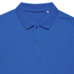 Iqoniq Yosemite recycled cotton pique polo - royal blue - Image 4