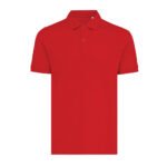 Iqoniq Yosemite recycled cotton pique polo - red - Image 2