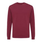 Iqoniq Zion recycled cotton crew neck - burgundy - Image 2